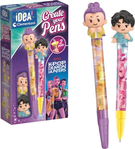 Clementoni Idea Art mini penfabriek KPOP Demon Hunters Rumi en Jinu