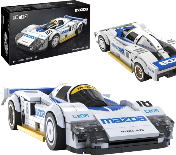 Bouwset CaDA sportauto MAZDA 787B 1:24 (242 stukjes)