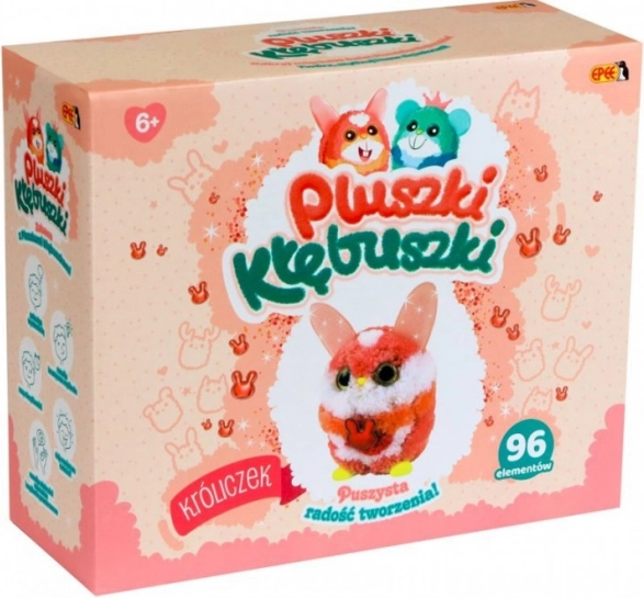 Creatieve set met knuffels Konijntje, 96 stuks