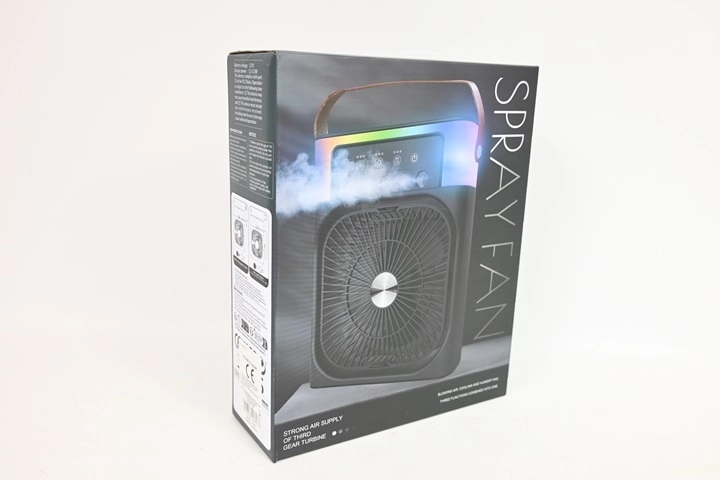 Mini USB-ventilator met vernevelaar – 5 sproeiers
