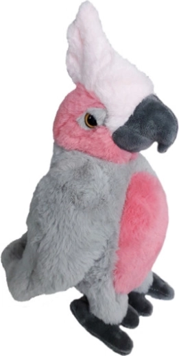 Roze kaketoe knuffel 33 cm