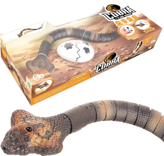 RC-slang Cobra met lichtgevende ogen en biomimicry