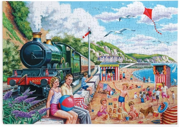 House of Puzzles-puzzel Idylle aan zee, 250 extra grote stukjes