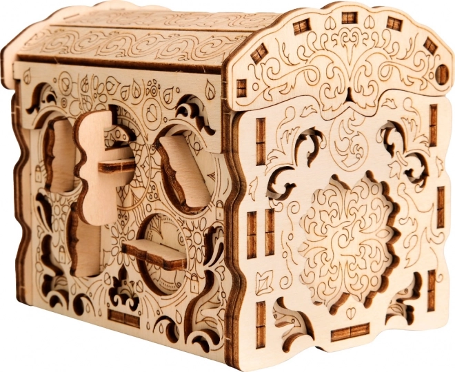 Houten puzzeldoos secret treasure van escapewelt