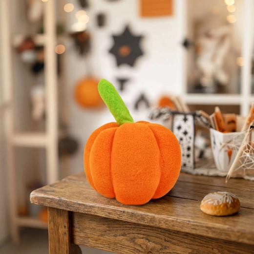 Halloweenpompoen van textiel