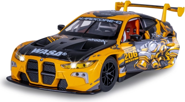 Modelracewagen BMW M4 GT3 1:24 met licht en geluid