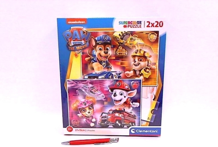 Clementoni puzzel 2×20 SuperColor Paw Patrol