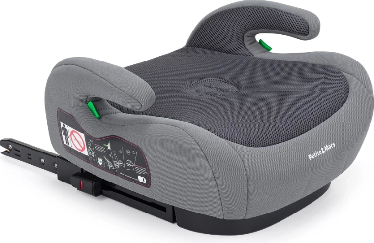 Petite&Mars zitverhoger Optimus Pro i-Size Grey Air 125–150 cm