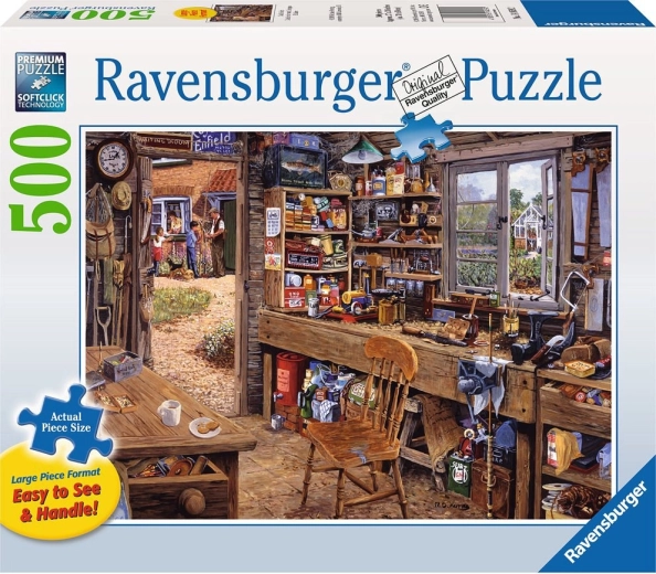 Ravensburger Puzzel Papa’s Werkplaats XXL 500 stukjes