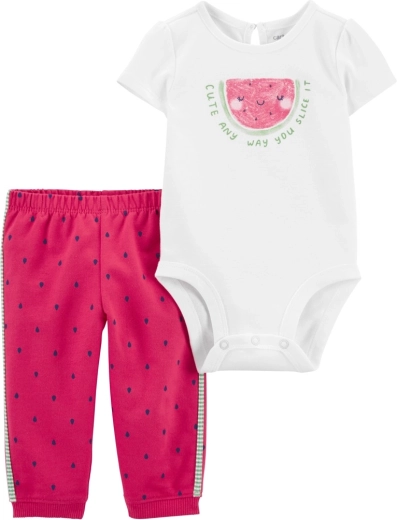 Carter's meisjesset romper en joggingbroek Pink Watermelon
