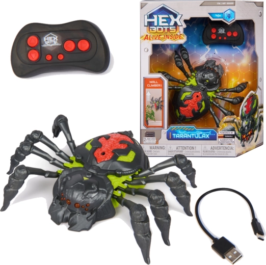 Hex Bots Wall Crawler Spideroid – op afstand bestuurbare robotspin die over muren kruipt