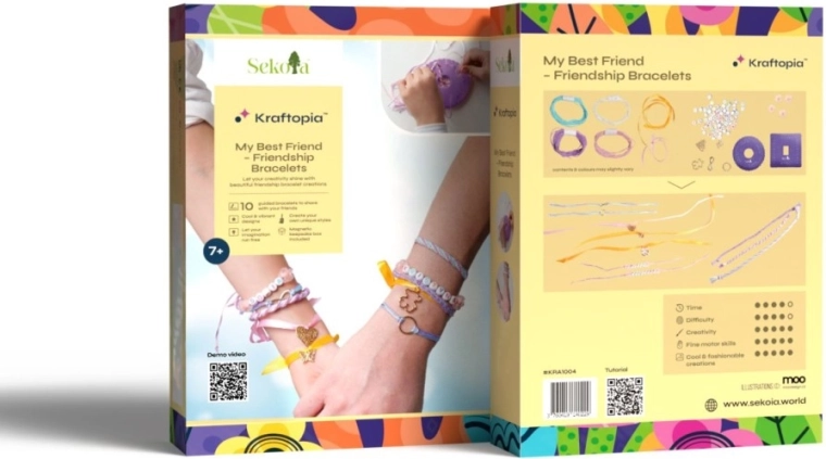 Kraftopia vriendschapsarmbandjes – creatieve set