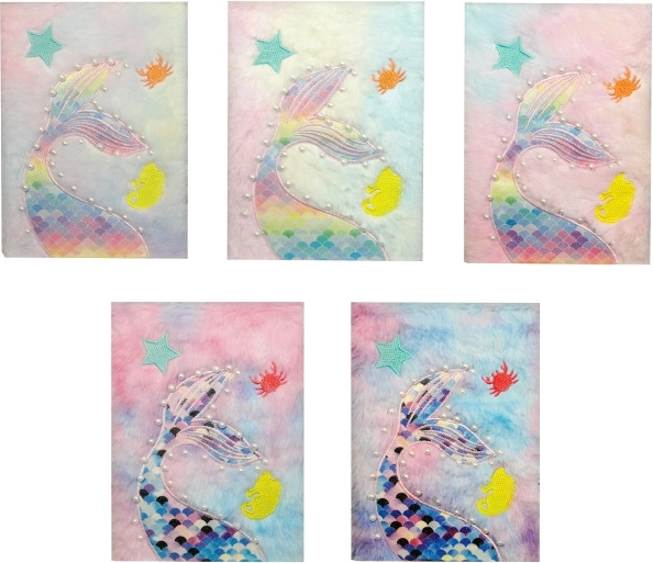 Pluchen dagboek met zeemeerminstaart