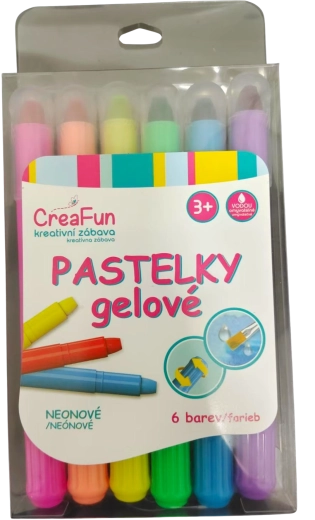 CreaFun neon gelkleurpotloden – set van 6 stuks