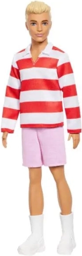 Barbie Ken Model – rood‑witte strepen