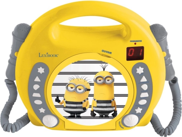Draagbare CD-speler Minions met 2 microfoons