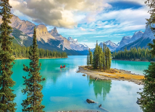 Puzzel Maligne Lake, Alberta 1000 stukjes