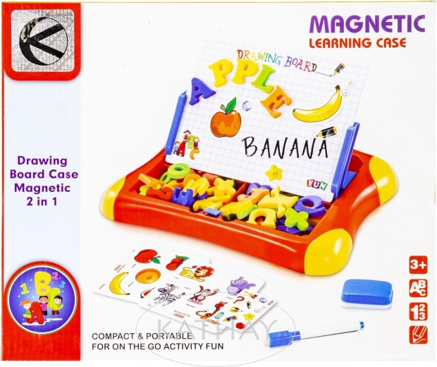Magnetisch bord 2-in-1 – letters en dieren - 1 stuk