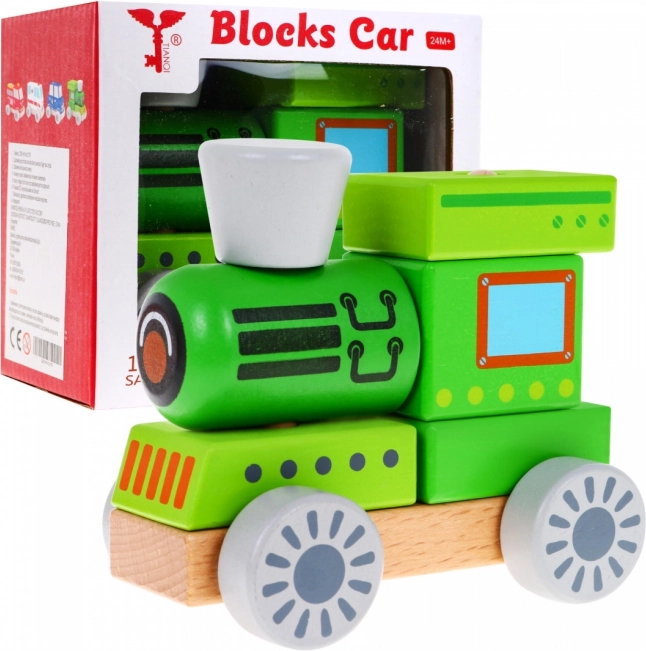 Houten treintje voor kinderen vanaf 2 jaar