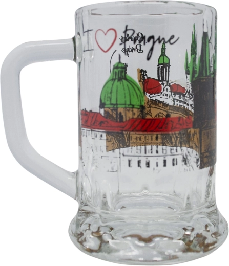 Mini bierpul 40 ml met opdruk TOP PRAHA