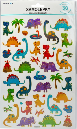 Dino-stickers 30 stuks