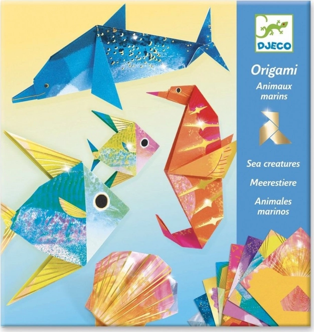 Origami metallic onder water