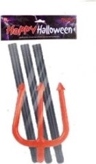 Duivelse hooivork met rode drietand