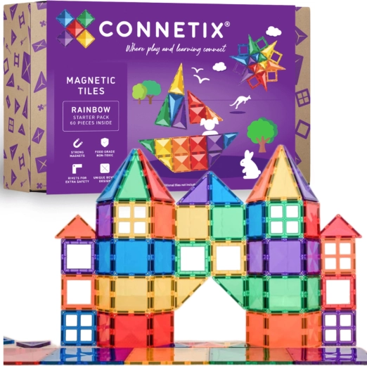 Connetix Rainbow Starter Pack magnetische bouwset 60 stuks