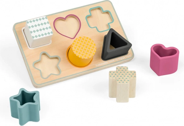 bigjigs toys inlegpuzzel vormen van fsc-hout