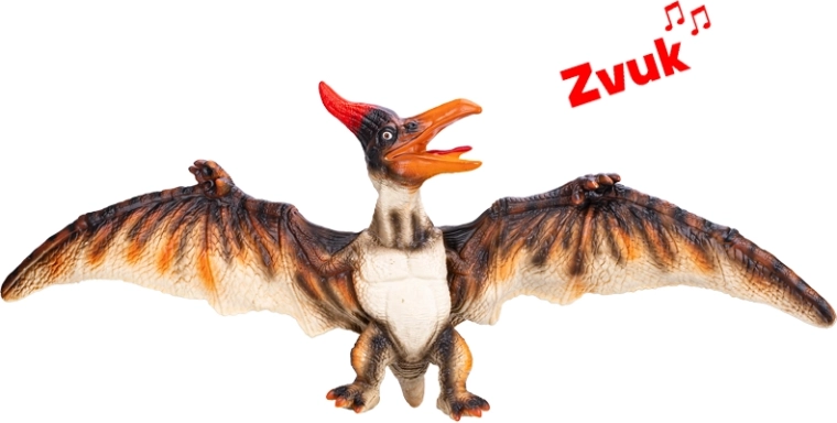 Pterodactylus 100 cm met geluid op batterijen
