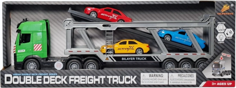 Autotransporter met auto's