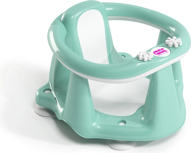 Ok Baby Flipper Evolution antislip badzitje met zuignappen 6–15 maanden sky blue