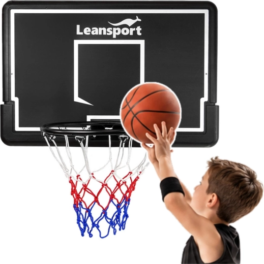 Leansport hangende basketbalring met bord van 90 cm
