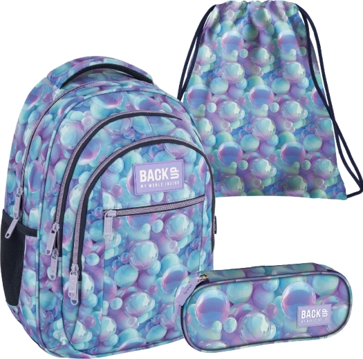 Schoolset BackUP Bubble AI 3-in-1 – rugzak, etui en gymtas