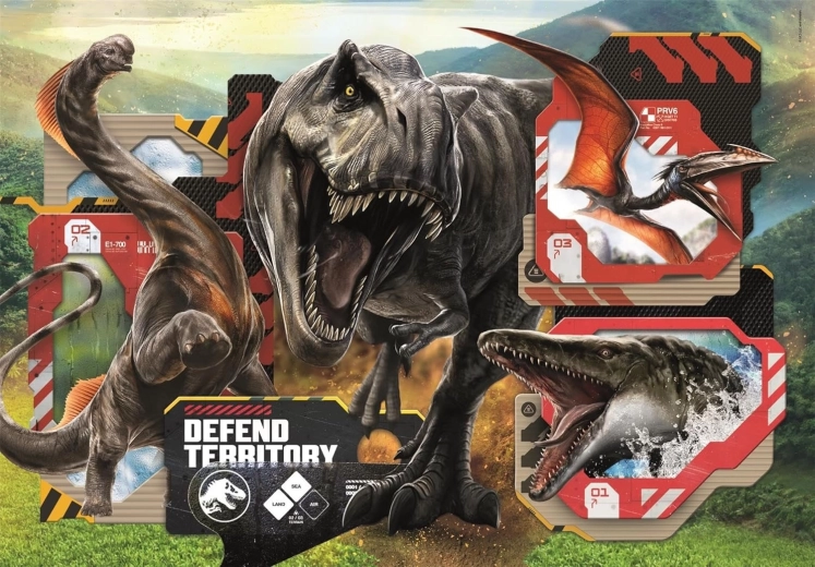 CLEMENTONI puzzel Jurassic World MAXI 24 stukjes