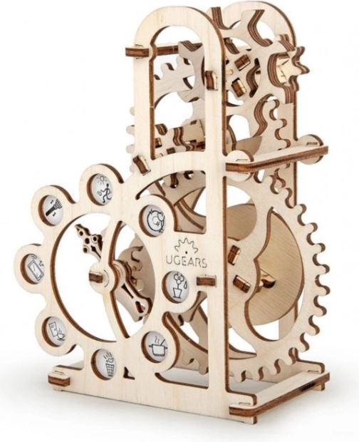 UGEARS 3D-puzzel dynamometer – houten mechanisch model