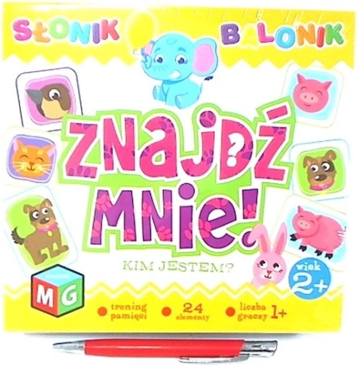 Słonik Balonik Vind mij: wie ben ik?