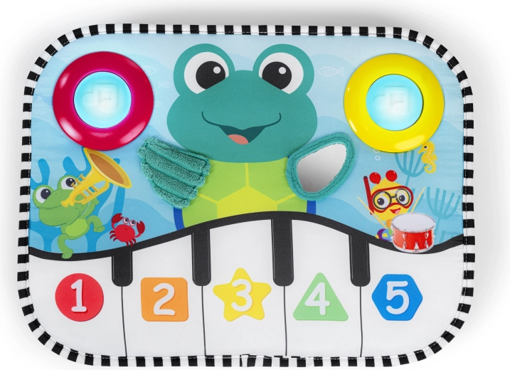Baby Einstein muzikale speelmat voor in het ledikant en op de vloer 2-in-1 Neptune's Kick & Explore
