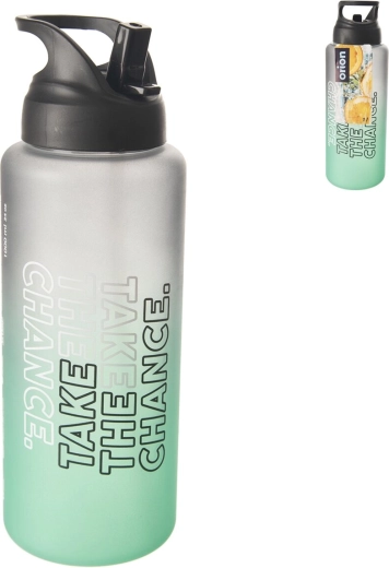 Moly-tritanfles met schroefdop groen-zwart 1 l