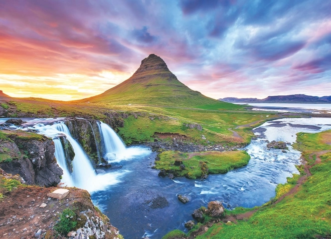 Legpuzzel EUROGRAPHICS Kirkjufell-waterval, IJsland 1000 stukjes