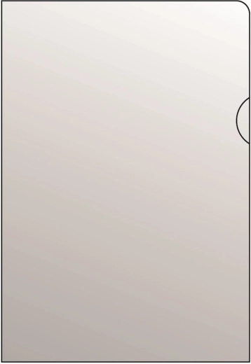 Transparante A5-documenthoes helder