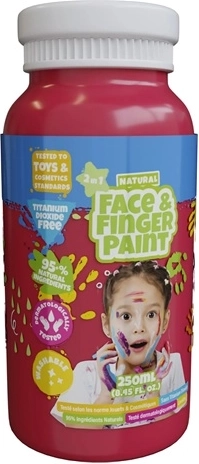 Boti Natural natuurlijke vinger- en gezichtsverf rood 250 ml