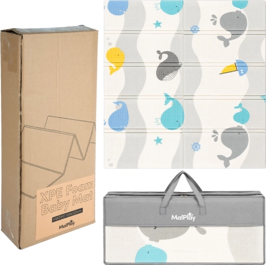 Opvouwbare schuimmat Mativo 120 × 120 cm