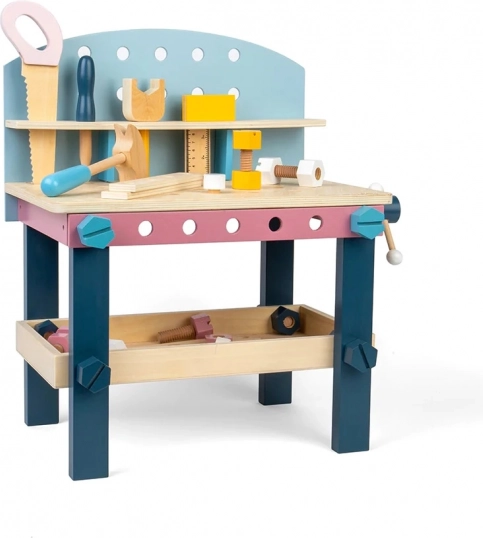 Houten kinderwerkbank met gereedschap BIGJIGS TOYS