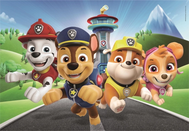 Puzzel 60 stukjes PAW Patrol Super Color
