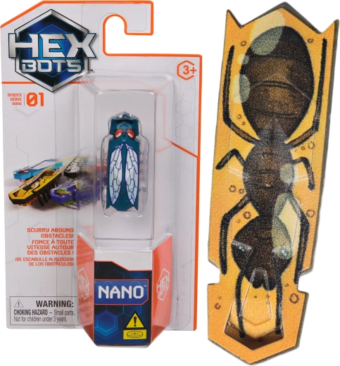 Spin Master HEX BOTS Nano mini robotkever – serie 1 (mix)