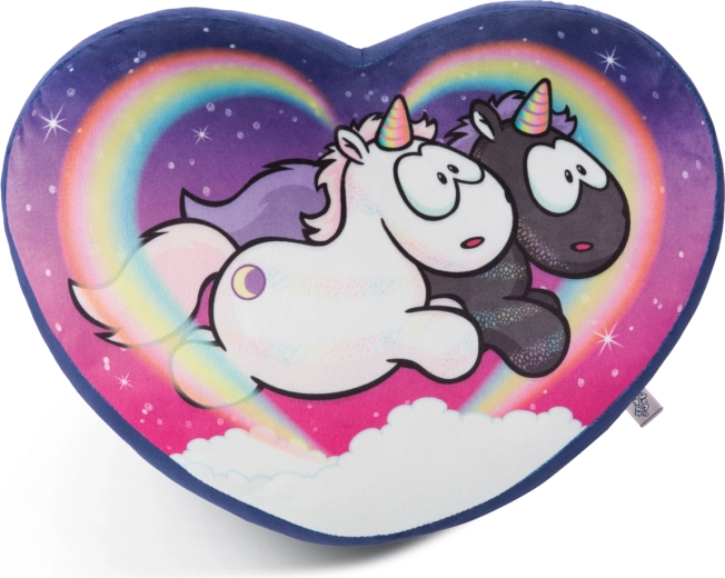 NICI kussen eenhoorn Star Bringer en Moon Keeper hart