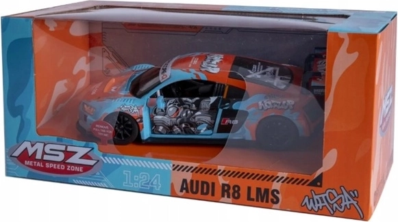 MSZ automodel Audi R8 LMS met geluidseffect, lichtblauw