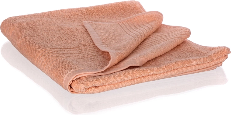 Badhanddoek Loris 70 × 140 cm, 100% katoen, lichtoranje