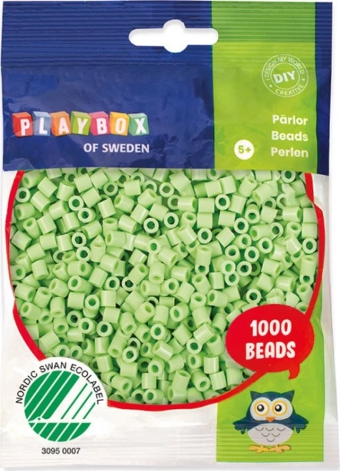 Playbox strijkkralen pastelgroen
